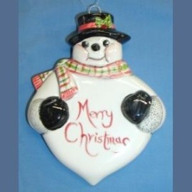 Snowman Ornament - Case of 12