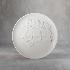 STATION WAGON CHRISTMAS PLATE