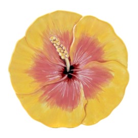 Hibiscus Plate - Case of 6
