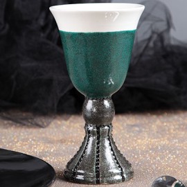 Ceramic Bisque Athenian Goblet