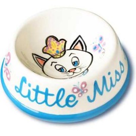 Ceramic Bisque Small Pet Food Dish