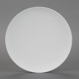 Ceramic Bisque Coupe Charger