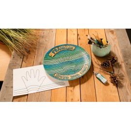 Ceramic Bisque Coupe Charger - Case of 6