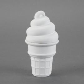 Ceramic Bisque Ice Cream Cone Box
