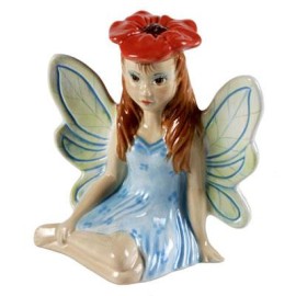 Ceramic Bisque Resting Fairy