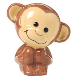 Ceramic Bisque Tiny Tot Momo the Monkey- Case of 6