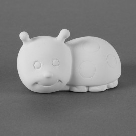 Ceramic Bisque Tiny Tot SCARLET THE LADY BUG