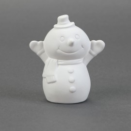 Ceramic Bisque Tiny Tot Snowy the Snowman