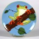 Ceramic Bisque Coupe Dinner Plate