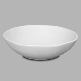 Ceramic Bisque Casualware Serving Bowl
