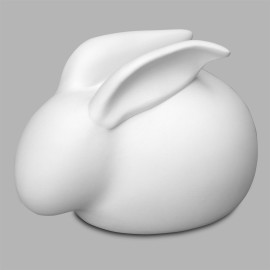 Ceramic Bisque Hareball Bunny