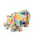 Ceramic Bisque Faceted Rhino