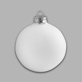 Ceramic Bisque Ornament Ball 3 inch