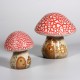 Ceramic Bisque Garden Mushroom - case of 2