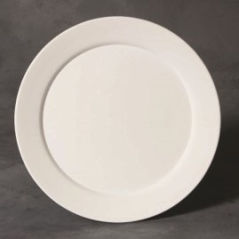 Modern Dinner Plate - Stoneware Bisque