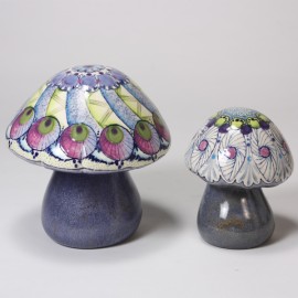 Ceramic Bisque Garden Mushroom
