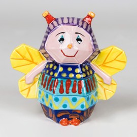 Ceramic Bisque Bee Facetini