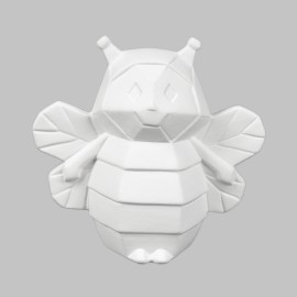 Ceramic Bisque Bee Facetini - Case of 6