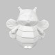Ceramic Bisque Bee Facetini - Case of 6