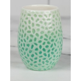 Ceramic Bisque Hammered Tumbler