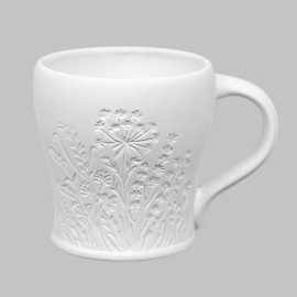 Ceramic Bisque Meadow Mug - Case of 6