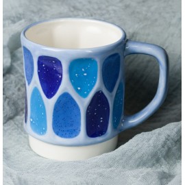 Ceramic Bisque Retro Mug
