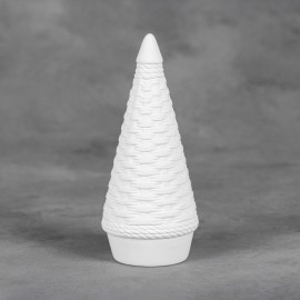Ceramic Bisque Small Wicker Tree