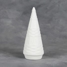 Ceramic Bisque Large Wicker Tree - Case of 6