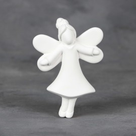 Ceramic Bisque Open Arms Angel