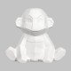 Ceramic Bisque Monkey Facet-ini