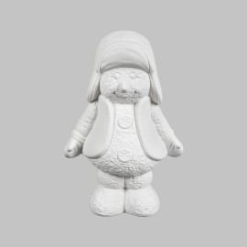 Ceramic Bisque Eddie Snowman