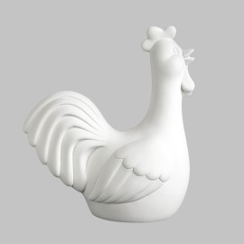 Ceramic Bisque Fred Rooster - Case of 6