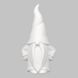Ceramic Bisque Hipster Gnome