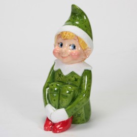 Ceramic Bisque Vintage Elf