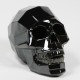 Ceramic Bisque Faceted Skull
