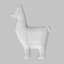Ceramic Bisque Rama Llama Dish - Case of 6