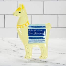 Ceramic Bisque Rama Llama Dish