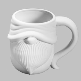 Ceramic Bisque Gnome Mug - Case of 6