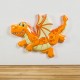 Ceramic Bisque Dragon Plaque