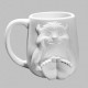 Ceramic Bisque Yeti Mug - Case of 6