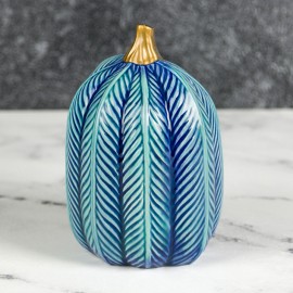 Ceramic Bisque Tall Knit Pumpkin