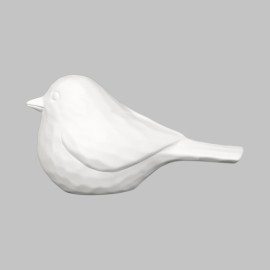 Ceramic Bisque Round Whittle Bird - case of 6