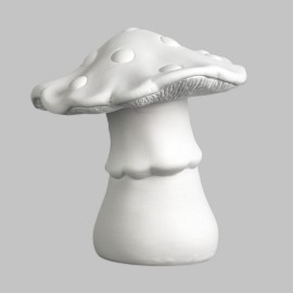 Ceramic Bisque Dotted Mushroom
