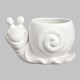 Ceramic Bisque Snail Planter - Case of 6