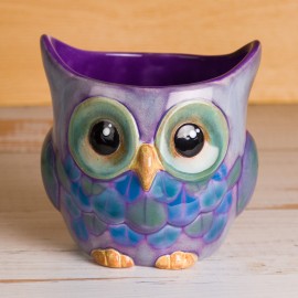 Ceramic Bisque Owl Planter