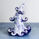 Ceramic Bisque Small Jolly Christmas Tree - Case of 6
