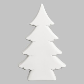 Ceramic Bisque Large Tree Silhouette - Case of 6