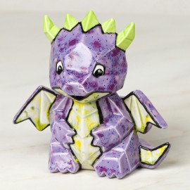 Ceramic Bisque Dragon Facet-ini