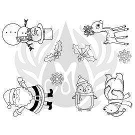 Holiday Icons Designer Silk Screen