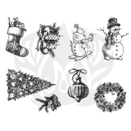 Winter Holiday - Designer Silk Screen